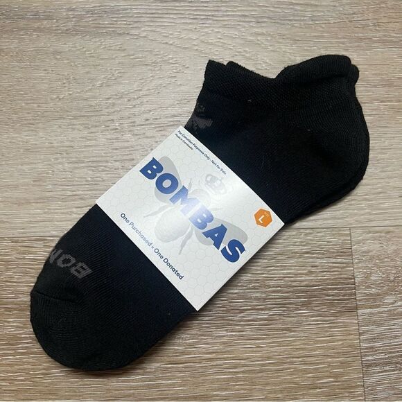 Black Ankle Socks Unisex Adult Size Large NEW * - Picture 1 of 5